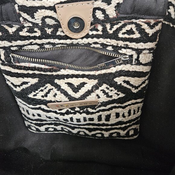 Large woven tote bag - Picture 3 of 7